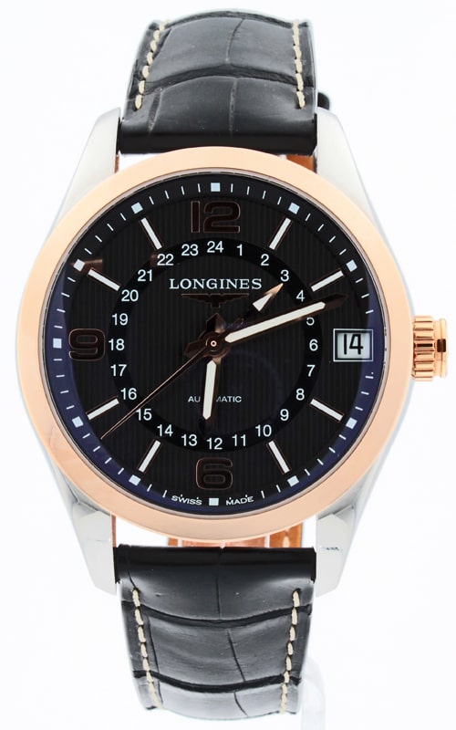 Longines Conquest Classic Black GMT Automatic Watch L2.799.5