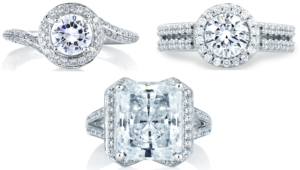 TACORI Diamond Halo Rings at BARONS Jewelers