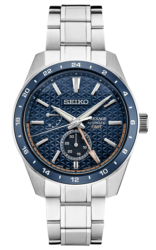 Seiko Presage Automatic Sharp Edged GMT SPB217