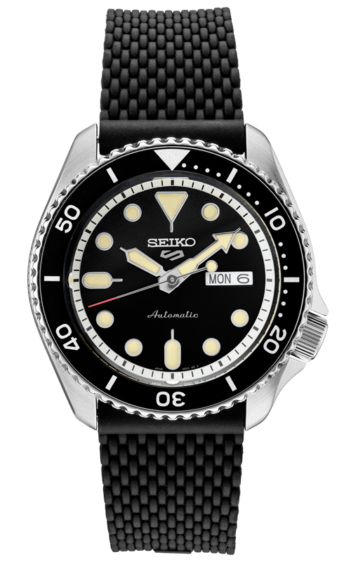 Seiko 5 Sports Automatic GMT Watch with Yellow Dial #SSK017