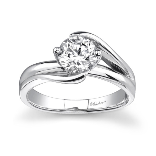 Barkev's Round Solitaire Engagement Ring #7378L