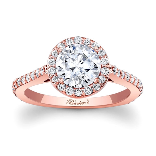 Barkev's Rose Gold Engagement Ring #7933LP