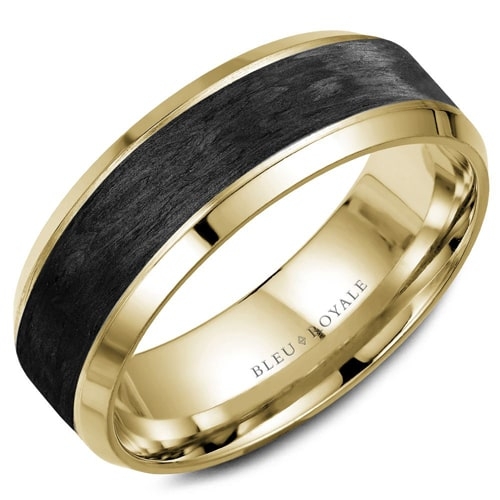 Bleu Royal Wedding Band RYL-064Y75-C