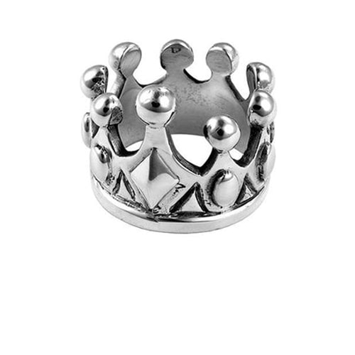 King Baby Silver Crown Ring K20-5002-10