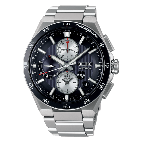 Seiko Astron Solar GPS Dual-Time Chronograph SSH151