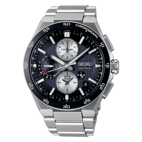 Seiko Astron Solar GPS Dual-Time Chronograph SSH151