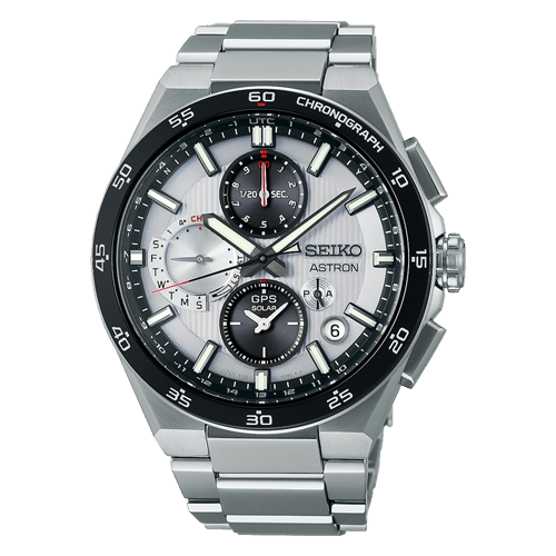 Seiko Astron Solar GPS Dual-Time Chronograph SSH153